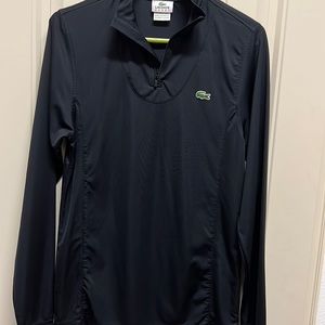 Lacoste black quarter zip